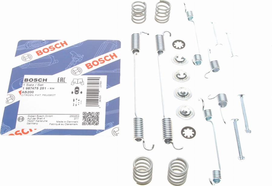 BOSCH 1 987 475 251 - Accessory Kit, brake shoes www.parts5.com