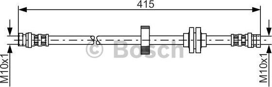 BOSCH 1 987 476 999 - Przewód hamulcowy elastyczny www.parts5.com