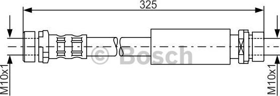 BOSCH 1 987 476 994 - Zavorna cev www.parts5.com