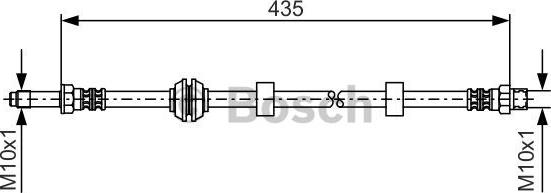 BOSCH 1 987 476 415 - Brake Hose www.parts5.com