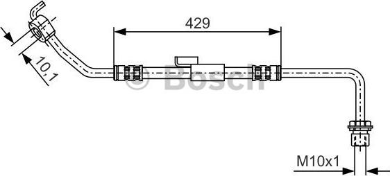 BOSCH 1 987 476 510 - Brake Hose www.parts5.com