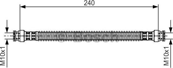 BOSCH 1 987 476 676 - Flexible de frein www.parts5.com