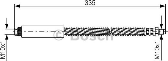 BOSCH 1 987 476 078 - Zavorna cev www.parts5.com