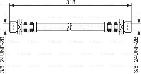 BOSCH 1 987 476 165 - Kočno crijevo www.parts5.com