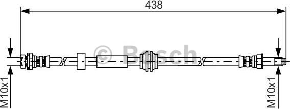 BOSCH 1 987 476 181 - Zavorna cev www.parts5.com