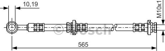 BOSCH 1 987 476 132 - Brake Hose www.parts5.com