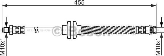 BOSCH 1 987 476 126 - Тормозной шланг www.parts5.com