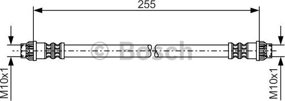 BOSCH 1 987 476 178 - Brake Hose www.parts5.com