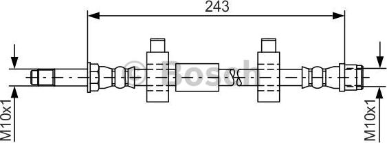 BOSCH 1 987 476 320 - Brake Hose parts5.com