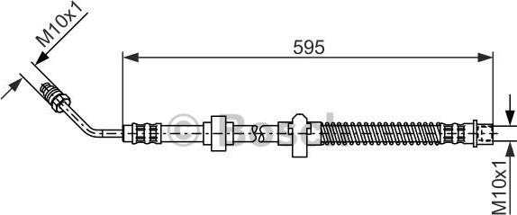 BOSCH 1 987 476 372 - Brake Hose parts5.com