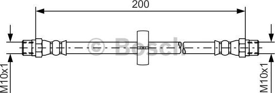 BOSCH 1 987 476 219 - Pidurivoolik www.parts5.com