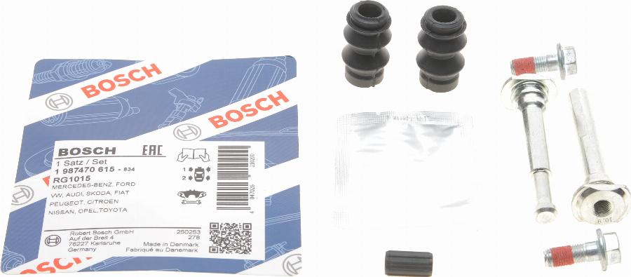 BOSCH 1 987 470 615 - Комплект водещи втулки, спирачен апарат www.parts5.com