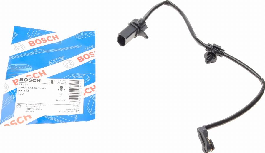 BOSCH 1 987 473 603 - Senzor de avertizare,uzura placute de frana www.parts5.com