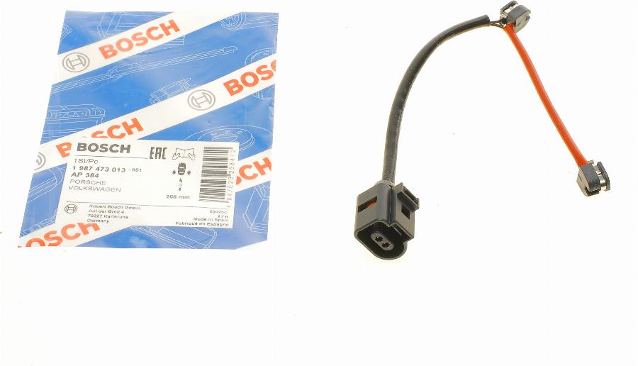 BOSCH 1 987 473 013 - Contacto de aviso, desgaste de los frenos www.parts5.com