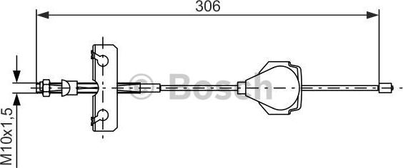 BOSCH 1 987 477 990 - Cable, parking brake www.parts5.com