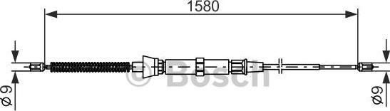 BOSCH 1 987 477 806 - Cable, parking brake www.parts5.com