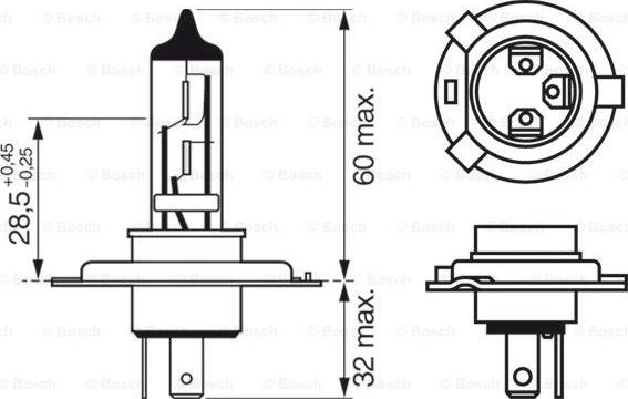 BOSCH 1 987 301 440 - Λυχνία, μεγάλα φώτα www.parts5.com