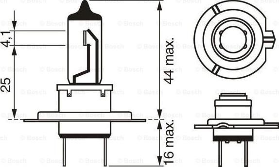 BOSCH 1 987 301 423 - Lámpara, faro de carretera www.parts5.com