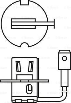 BOSCH 1 987 301 006 - Izzó, távfényszóró www.parts5.com