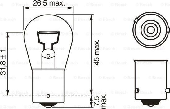 BOSCH 1 987 301 018 - Žárovka, blikač www.parts5.com