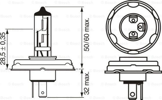 BOSCH 1 987 302 021 - Bulb, spotlight www.parts5.com