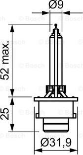 BOSCH 1 987 302 906 - Ampul, uzun huzme far www.parts5.com