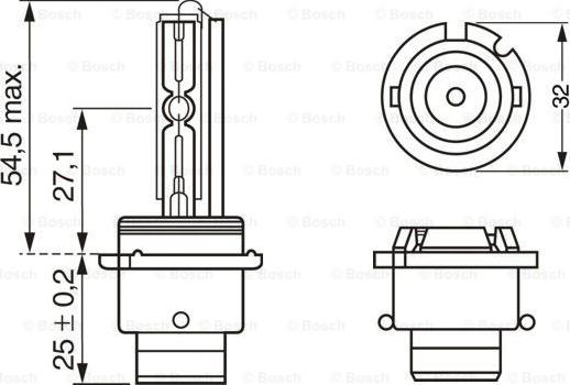 BOSCH 1 987 302 910 - Лампа накаливания, основная фара www.parts5.com