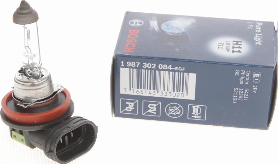 BOSCH 1 987 302 084 - Крушка с нагреваема жичка, фар за дълги светлини www.parts5.com