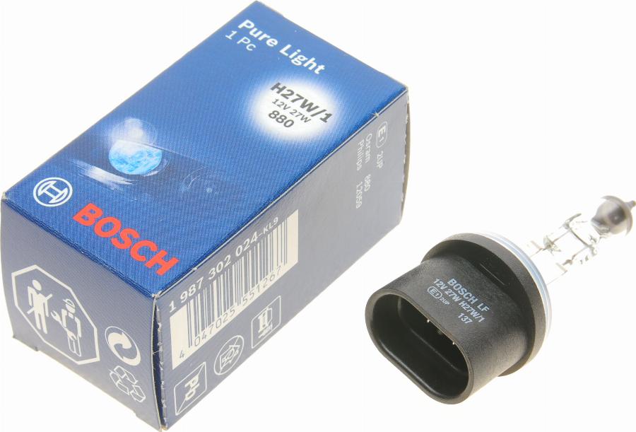 BOSCH 1 987 302 024 - Лампа накаливания, противотуманная фара www.parts5.com