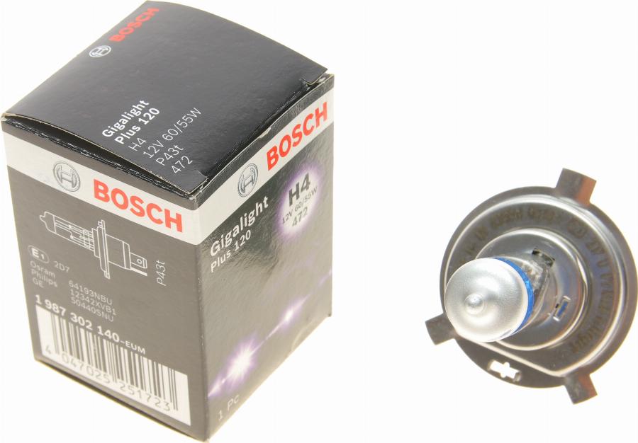 BOSCH 1 987 302 140 - Крушка с нагреваема жичка www.parts5.com