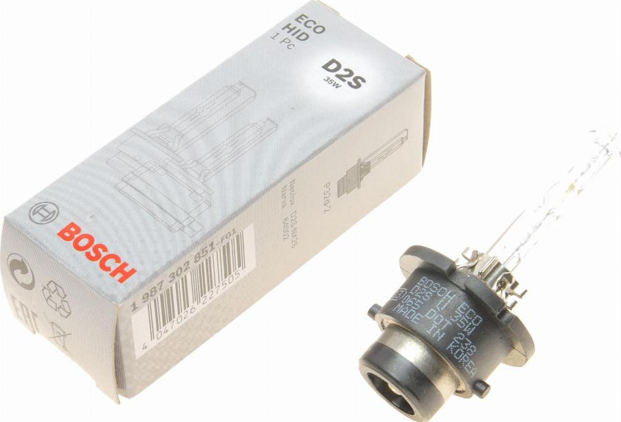 BOSCH 1 987 302 851 - Λυχνία, προβολείς www.parts5.com