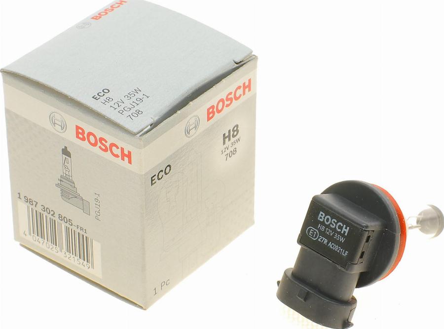 BOSCH 1 987 302 805 - Izzó, távfényszóró www.parts5.com