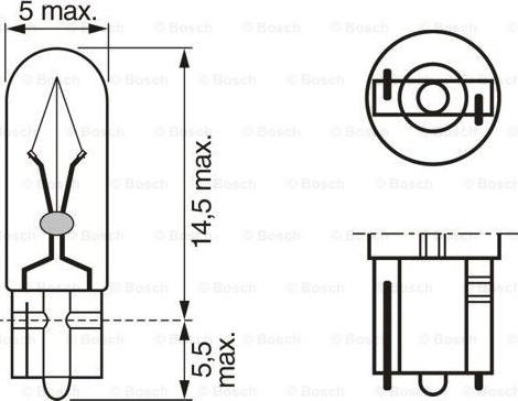 BOSCH 1 987 302 824 - Bulb, interior light www.parts5.com