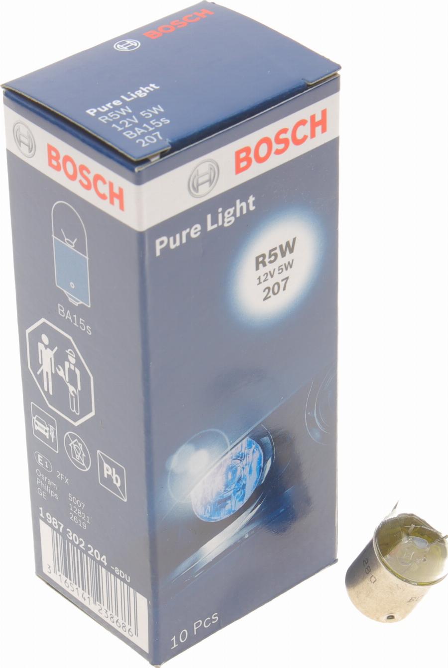 BOSCH 1 987 302 204 - Żarówka, lampa kierunkowskazu www.parts5.com