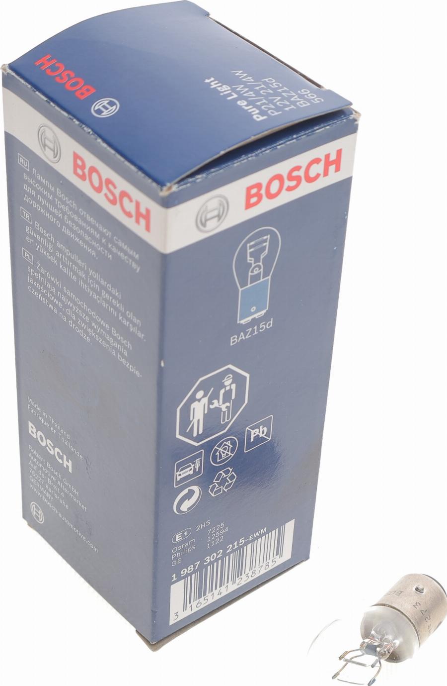 BOSCH 1 987 302 215 - Żarówka, światła STOP www.parts5.com