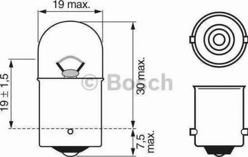 BOSCH 1987302203 - Bulb, park / position light parts5.com