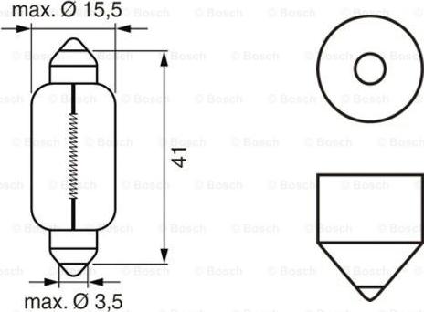 BOSCH 1 987 302 230 - Bulb www.parts5.com