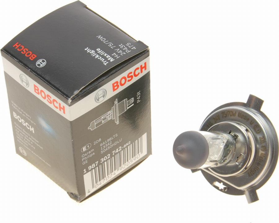 BOSCH 1 987 302 742 - Żarówka, reflektor dalekosiężny www.parts5.com