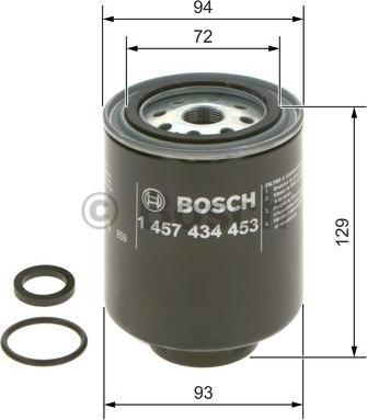 BOSCH 1 457 434 453 - Fuel filter www.parts5.com