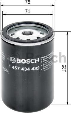 BOSCH 1 457 434 432 - Filter za gorivo www.parts5.com