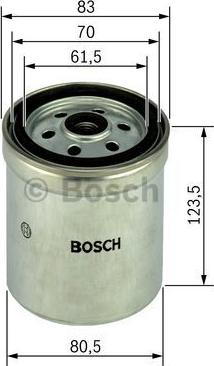 BOSCH 1 457 434 154 - Filtre à carburant www.parts5.com