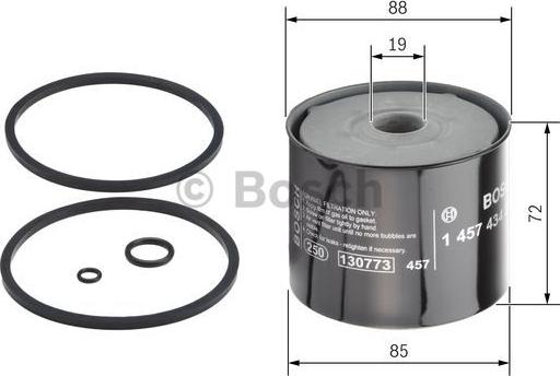 BOSCH 1 457 434 201 - Filtro combustible www.parts5.com