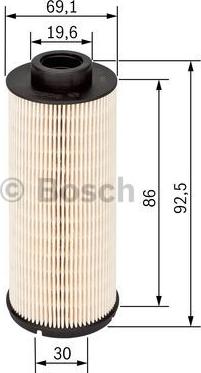 BOSCH 1 457 431 705 - Üzemanyagszűrő www.parts5.com