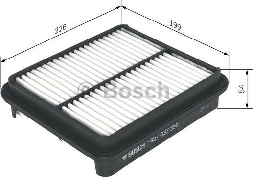 BOSCH 1 457 433 956 - Air Filter www.parts5.com