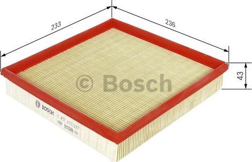 BOSCH 1 457 433 697 - Air Filter www.parts5.com