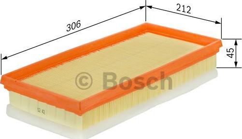 BOSCH 1 457 433 089 - Air Filter www.parts5.com