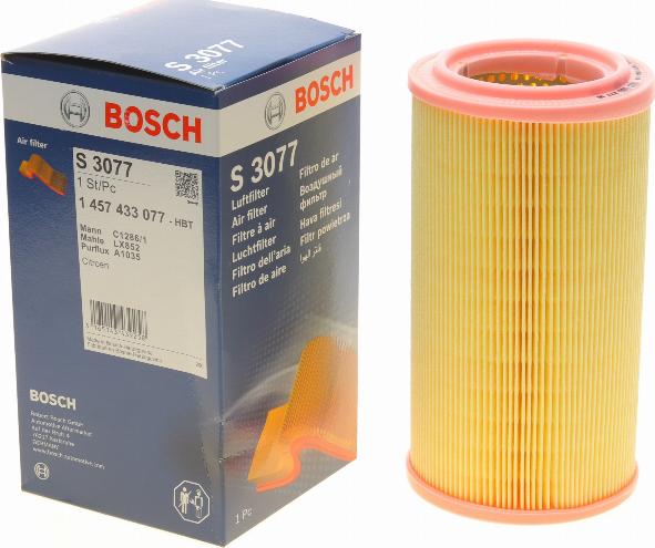 BOSCH 1 457 433 077 - Filter za vazduh www.parts5.com