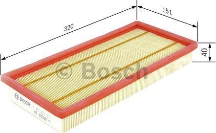 BOSCH 1 457 433 317 - Air Filter www.parts5.com