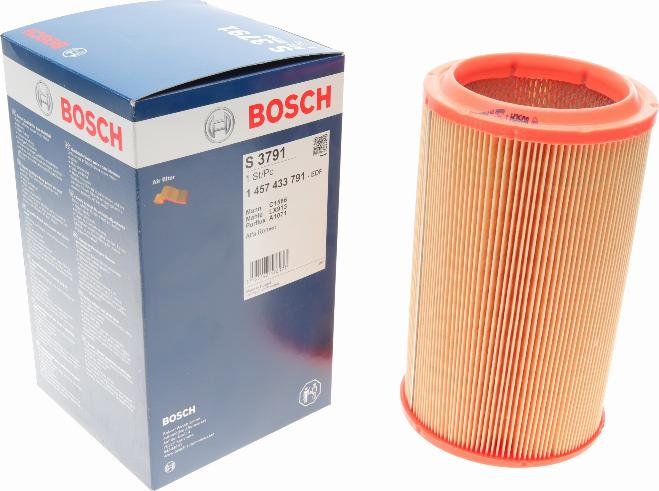 BOSCH 1 457 433 791 - Воздушный фильтр www.parts5.com