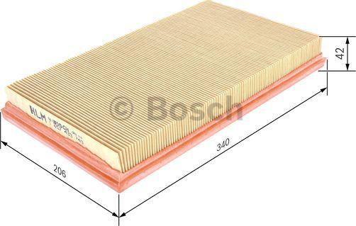 BOSCH 1 457 433 740 - Filtro de aire www.parts5.com